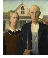 American Gothic by Grant Wood