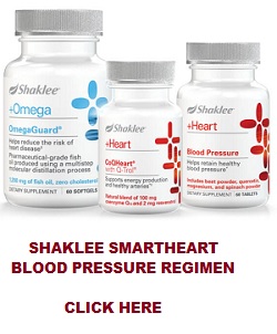 Shaklee SmartHeart Blood Pressure Regimen for Lower Blood Pressure